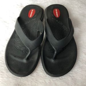 SZ 8 OKABASH FLIP FLOPS PRICE IS FIRM